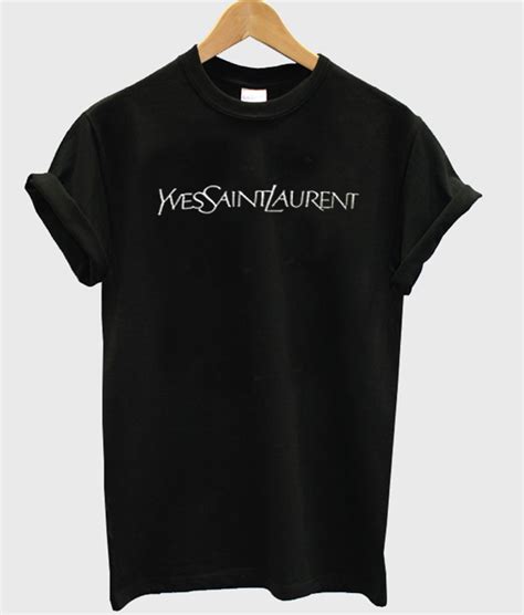 ysl t shirt grau|YSL tee shirts women's.